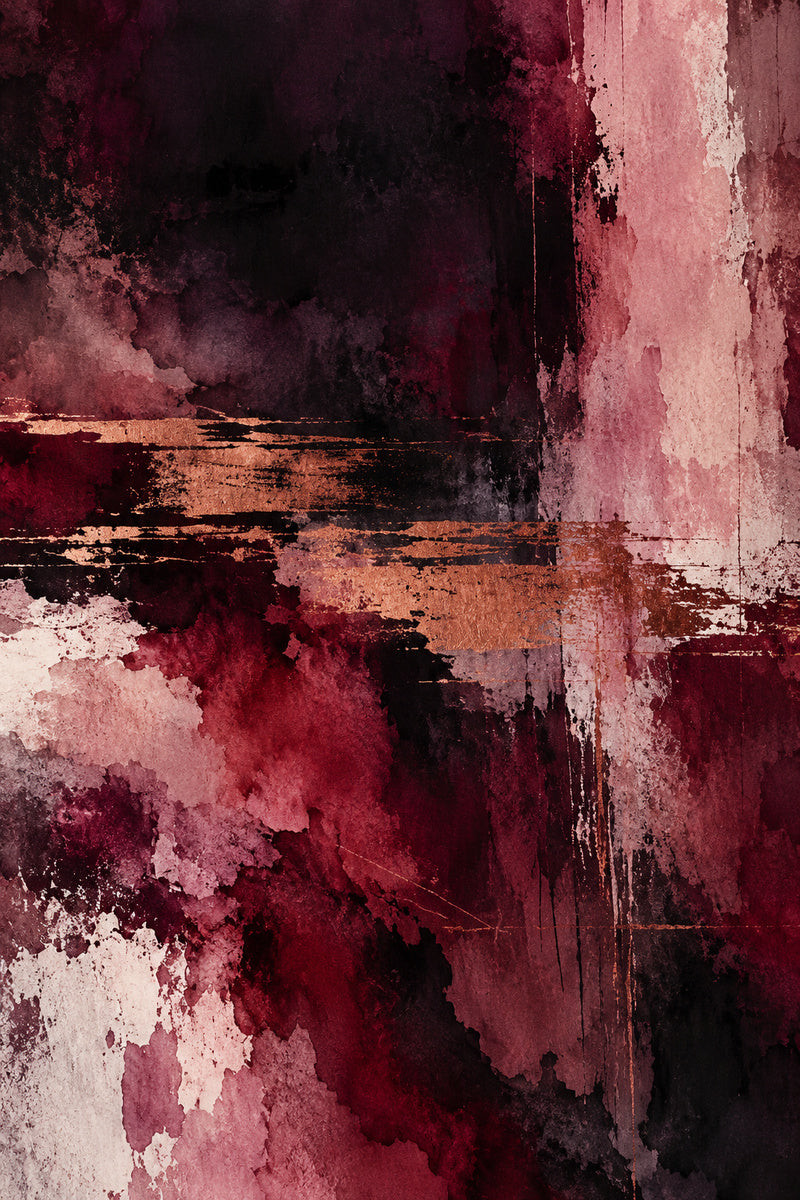 Burgundy Weather — premium canvas artwork by Frame Archive