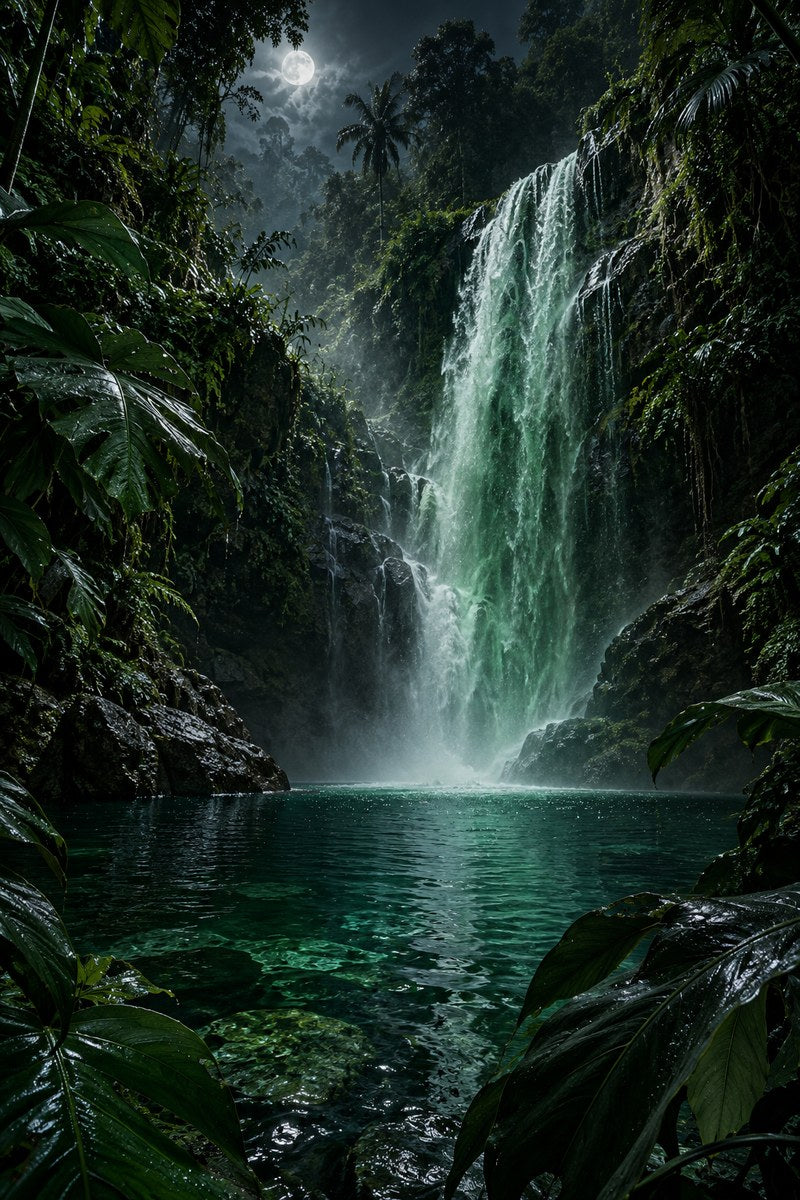 Emerald Silence — premium canvas artwork by Frame Archive