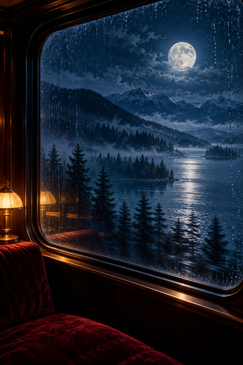 Between Sleeping Cities — premium canvas artwork by Frame Archive