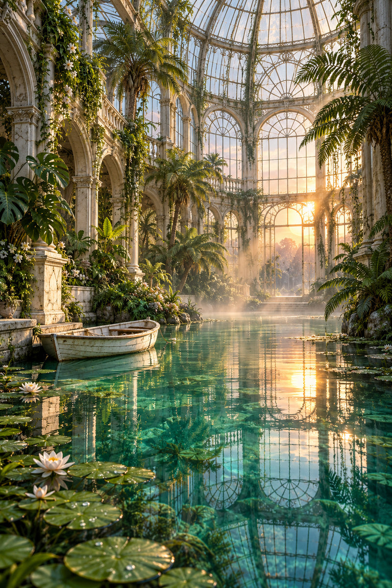 The Greenhouse Tide — premium canvas artwork by Frame Archive