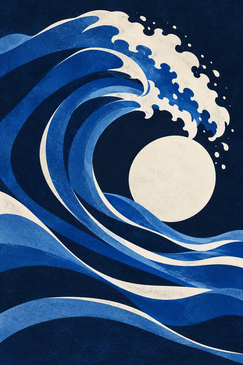 Low Tide — premium canvas artwork by Frame Archive