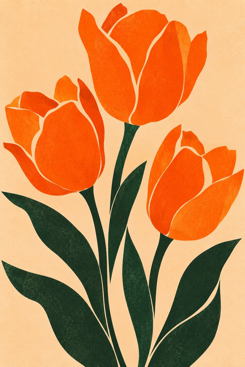 Orange Season — premium canvas artwork by Frame Archive