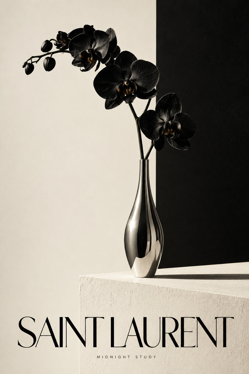 Saint Laurent Midnight — premium canvas artwork by Frame Archive