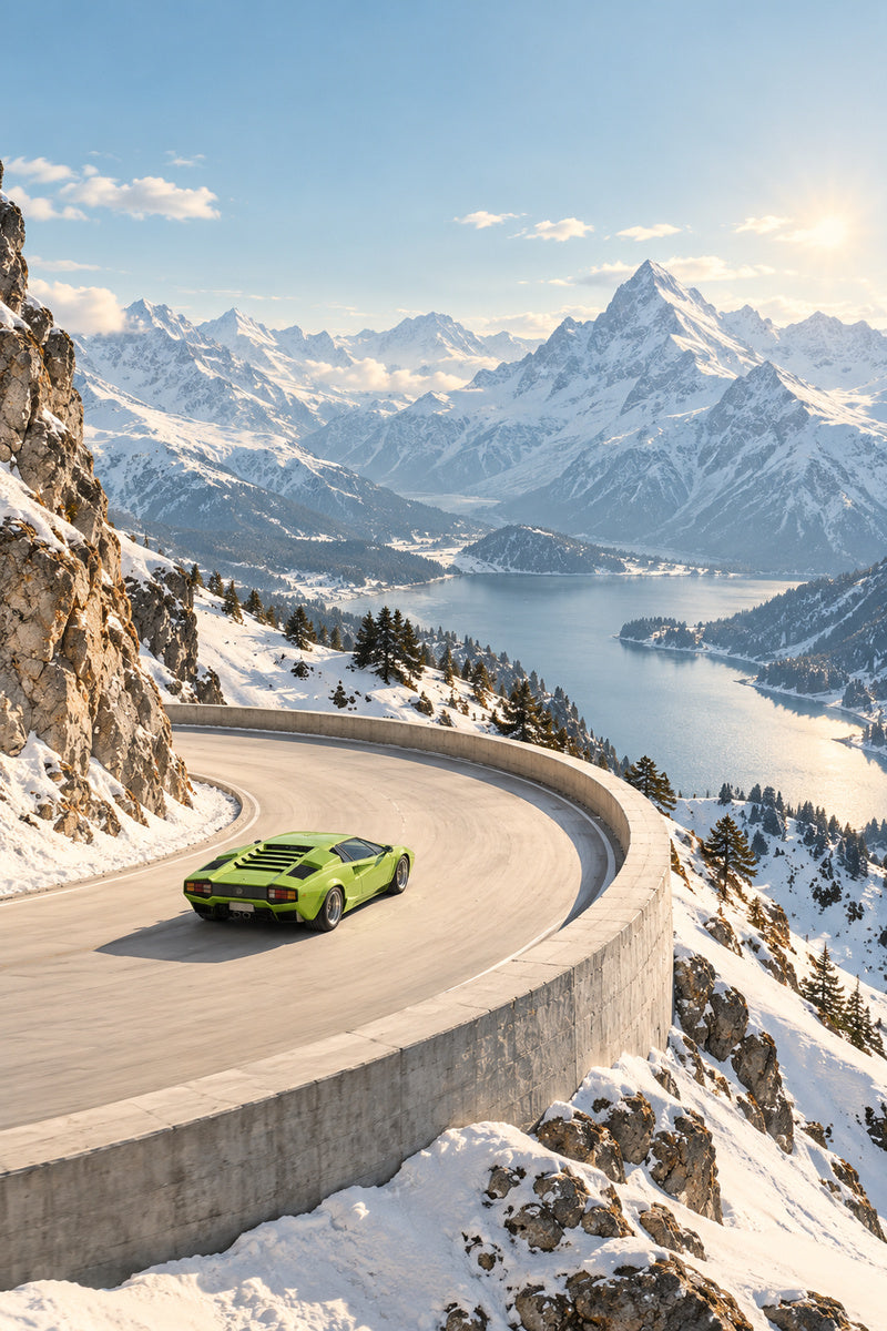Alpine Velocity — premium canvas artwork by Frame Archive