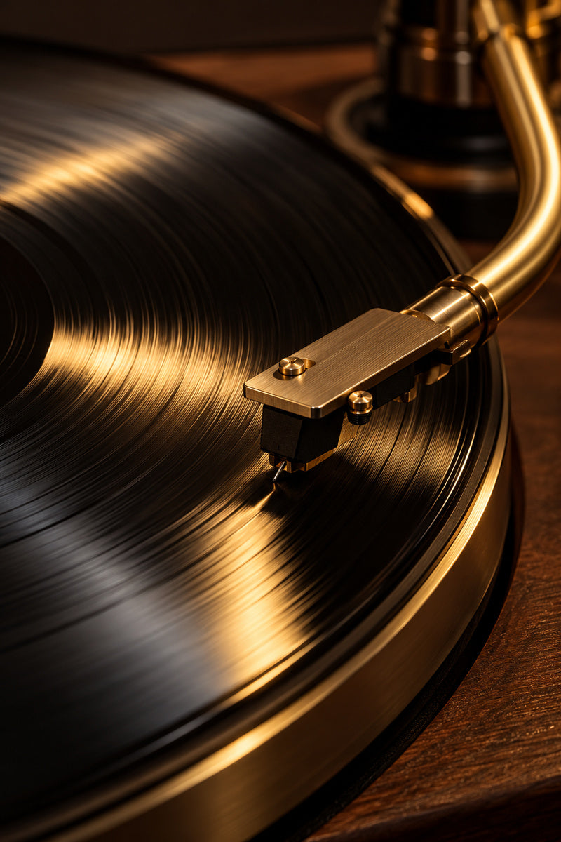 The Listening Groove — premium canvas artwork by Frame Archive