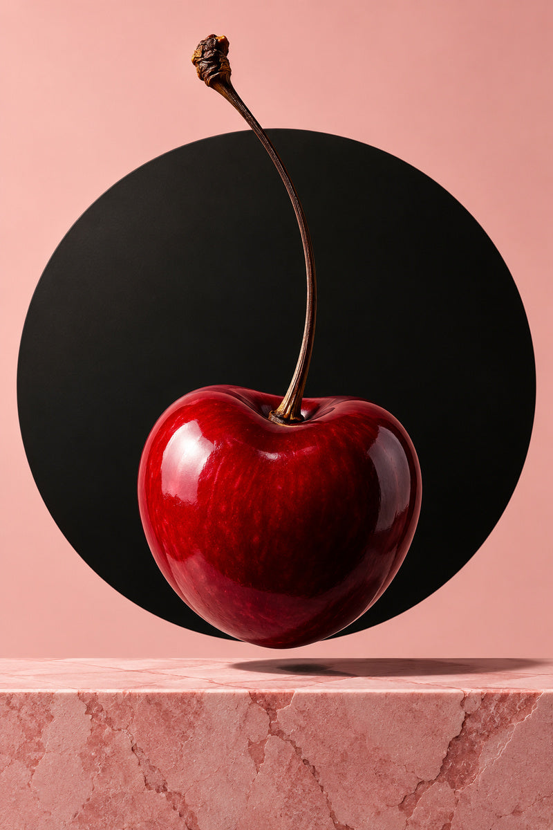 Cherry Eclipse — premium canvas artwork by Frame Archive
