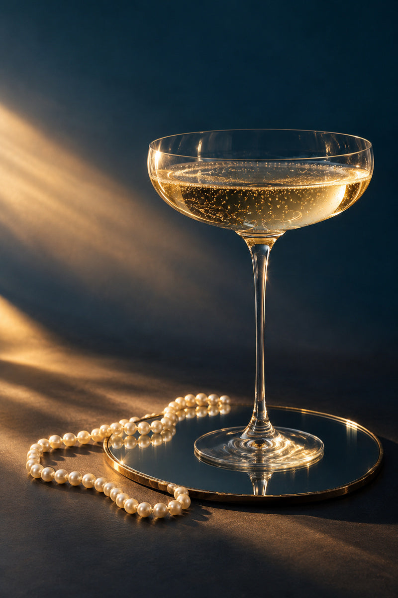 Champagne at Dusk — premium canvas artwork by Frame Archive