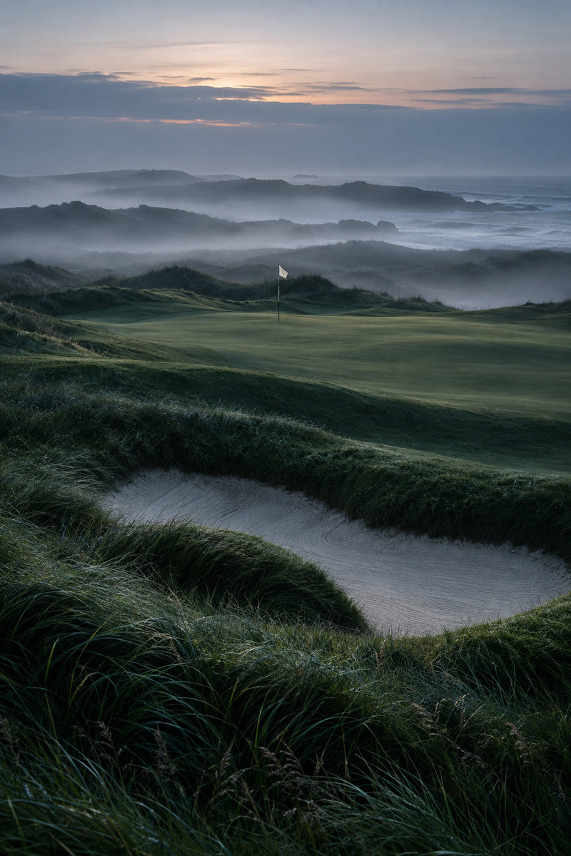 Links Before Dawn — premium canvas artwork by Frame Archive
