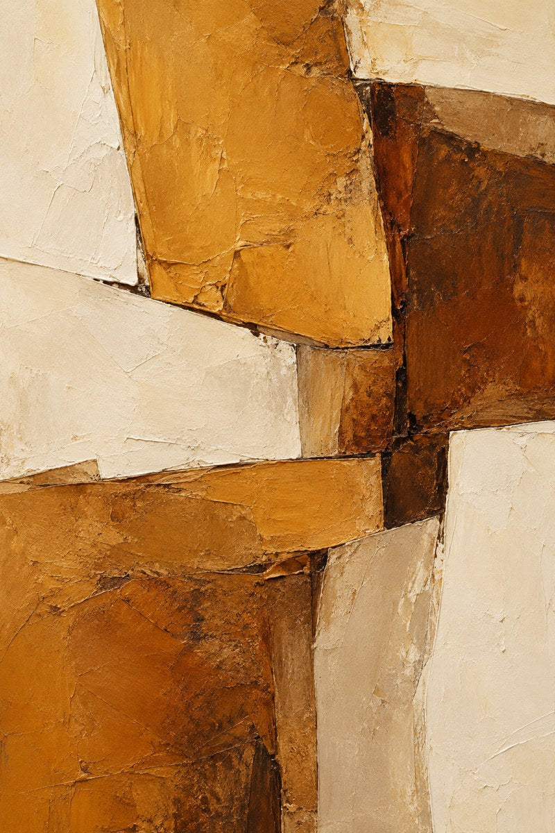 Ochre Assembly — premium canvas artwork by Frame Archive
