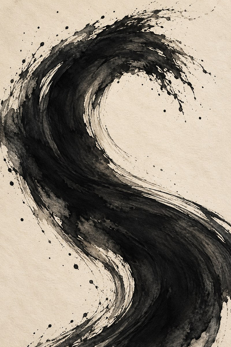 Ink Current — premium canvas artwork by Frame Archive