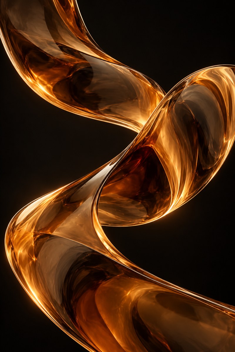 Amber Interval — premium canvas artwork by Frame Archive