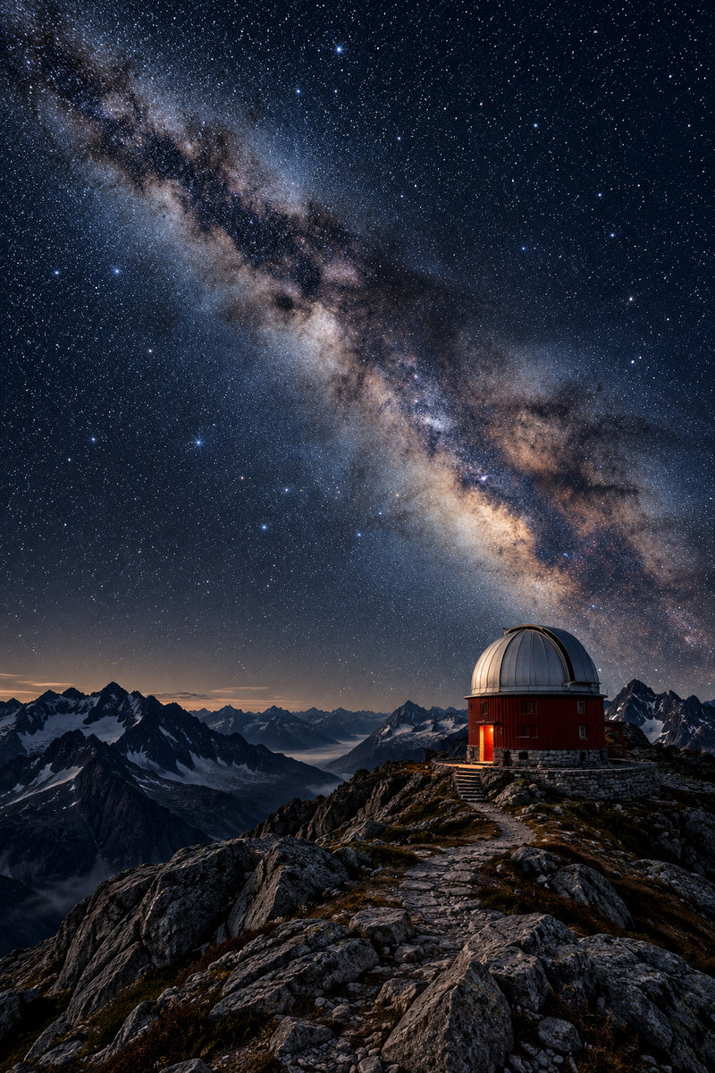 Observatory at Midnight — premium canvas artwork by Frame Archive