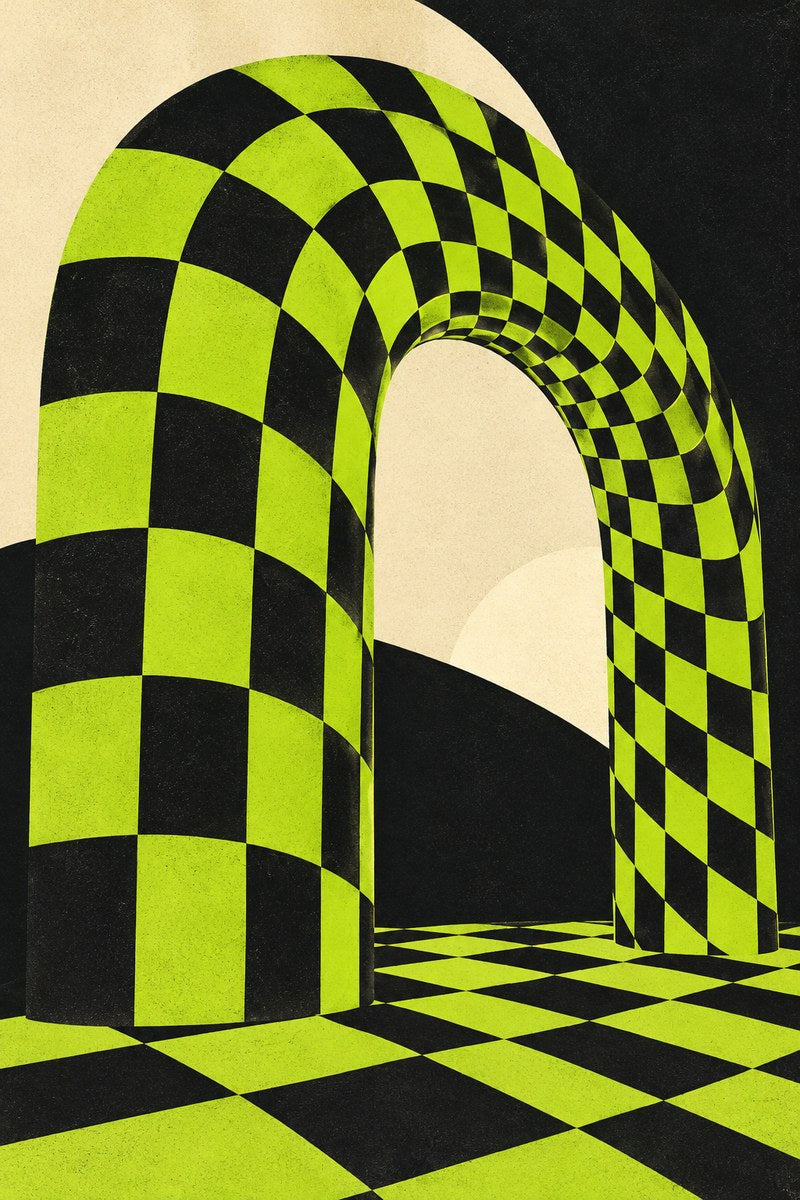 Electric Arcade — premium canvas artwork by Frame Archive