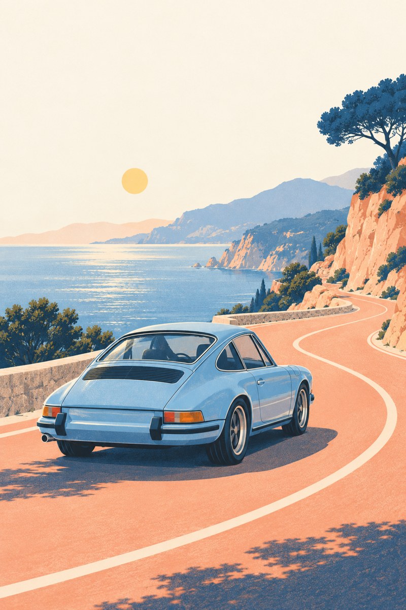Sunday Sprint — premium canvas artwork by Frame Archive