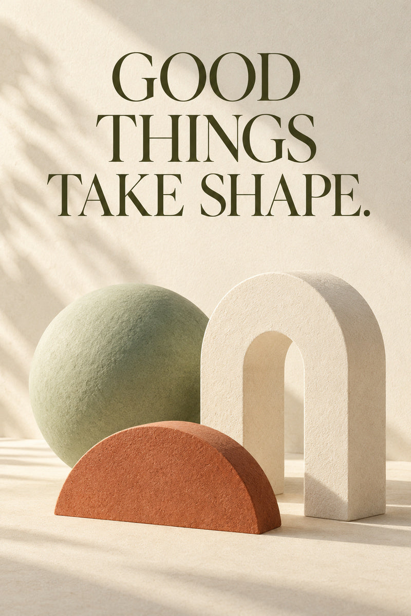 Good Things Take Shape — premium canvas artwork by Frame Archive