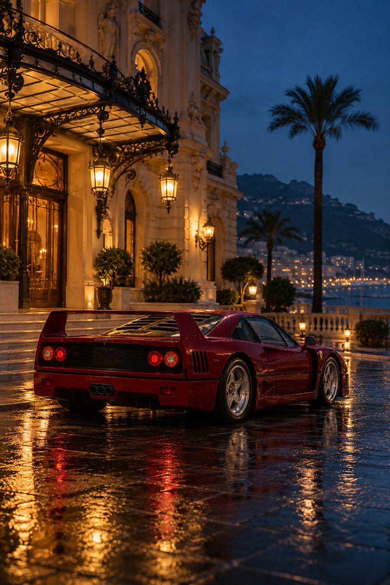 Monaco After Rain — premium canvas artwork by Frame Archive