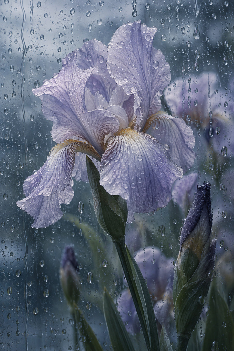 Lilac in Rain — premium canvas artwork by Frame Archive