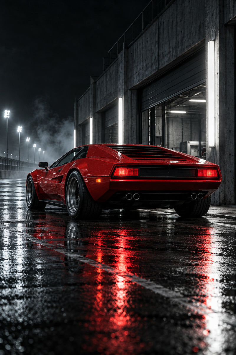 Midnight Grid — premium canvas artwork by Frame Archive