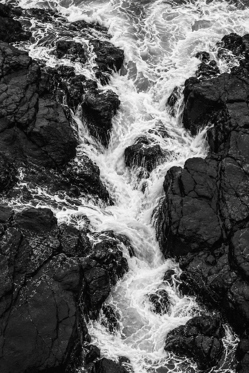 Obsidian Tide — premium canvas artwork by Frame Archive