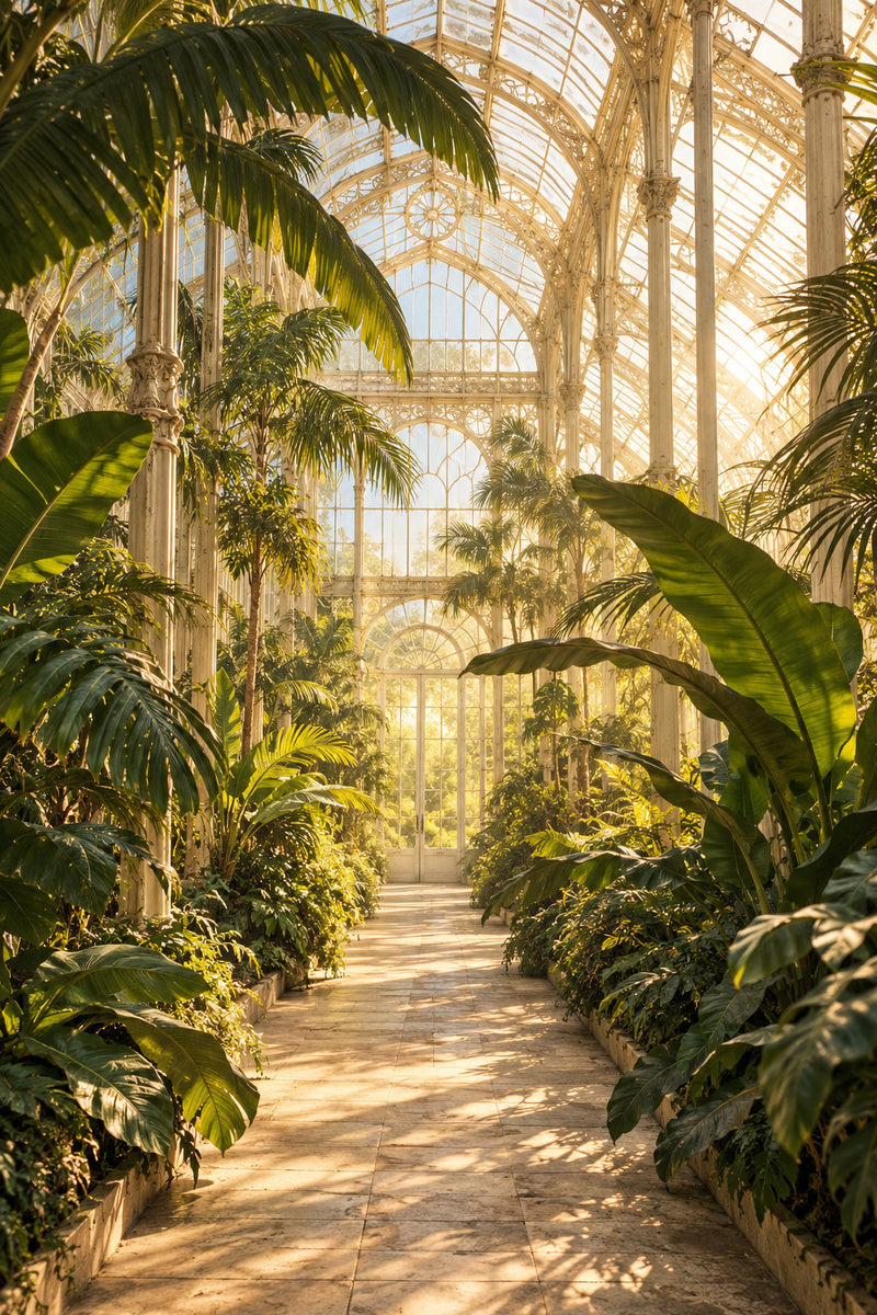 Glasshouse Reverie — premium canvas artwork by Frame Archive